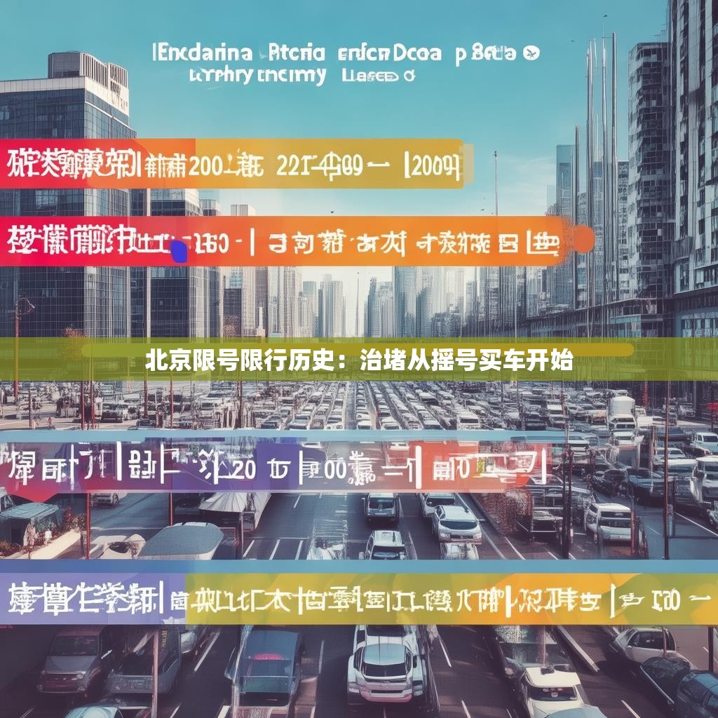 北京限号限行历史:治堵从摇号买车开始 北京限号限行历史:治堵从摇号买车开始